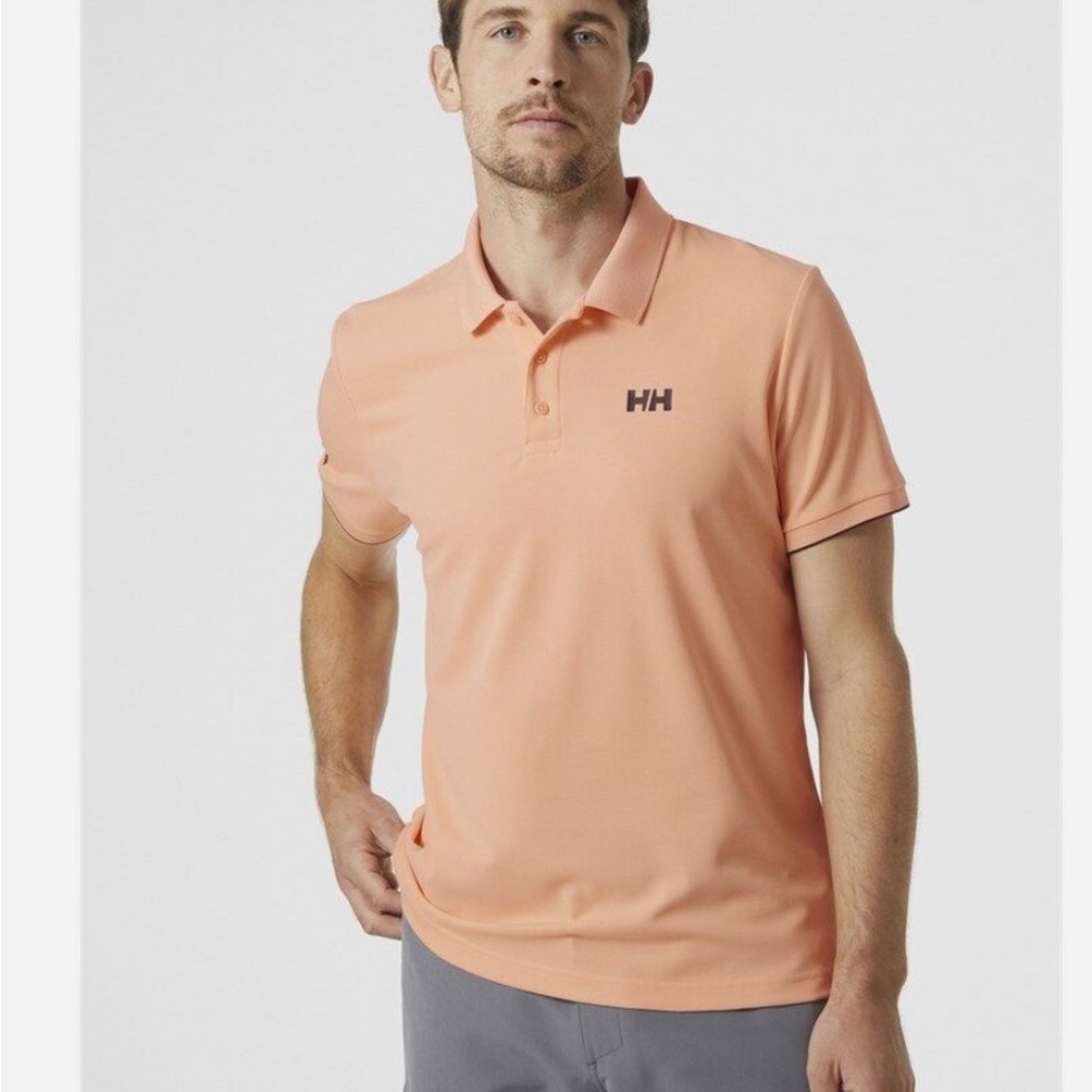 Universal Men Helly Hansen Ocean Polo - Salmon Colored